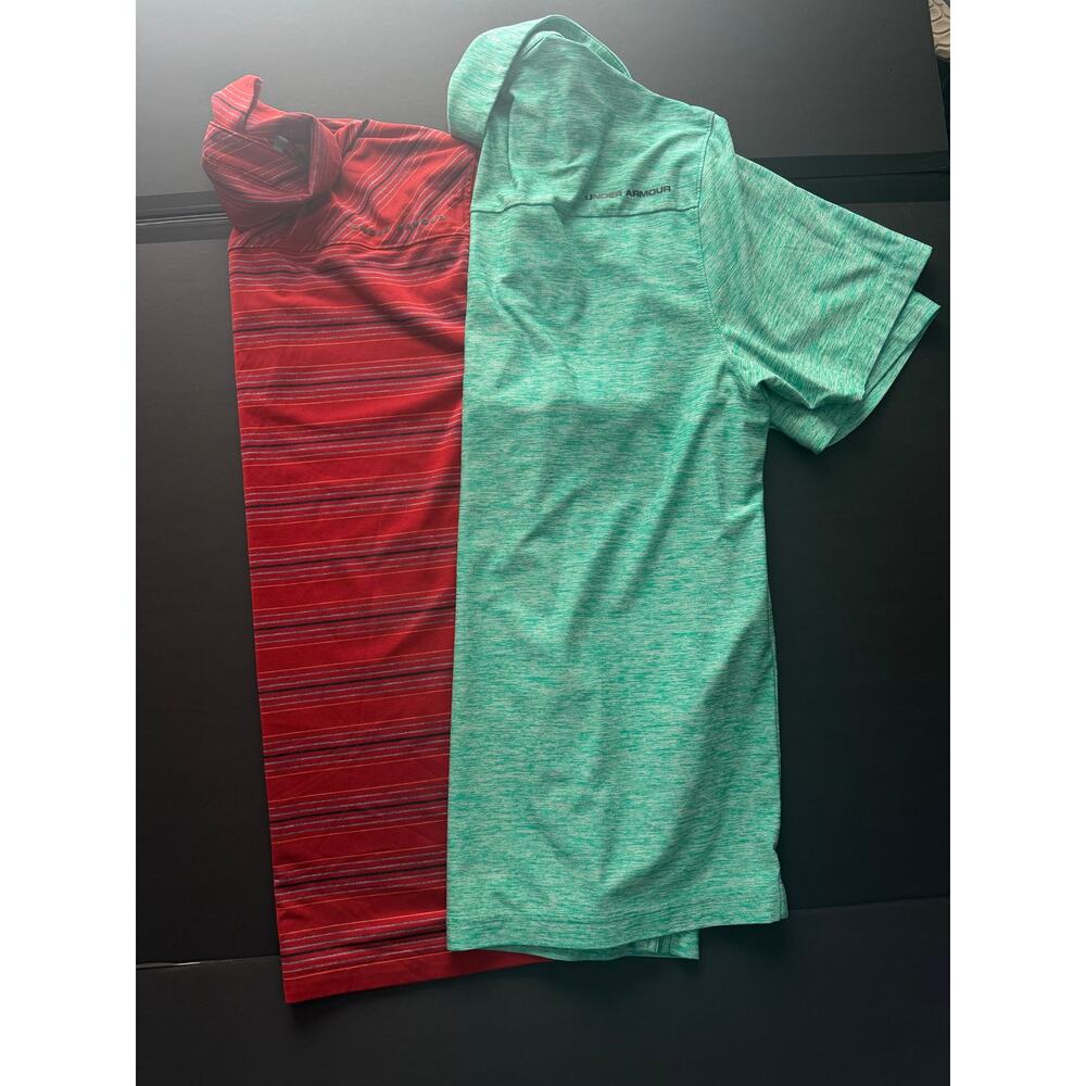 Under Armour Men’s M Shirt Lot – 2 HeatGear Polos - Picture 10 of 10